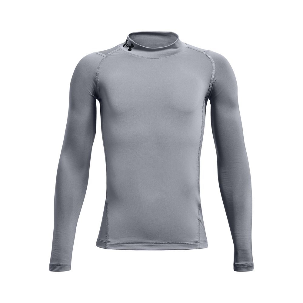 UA HG Armour Mock LS-GRY