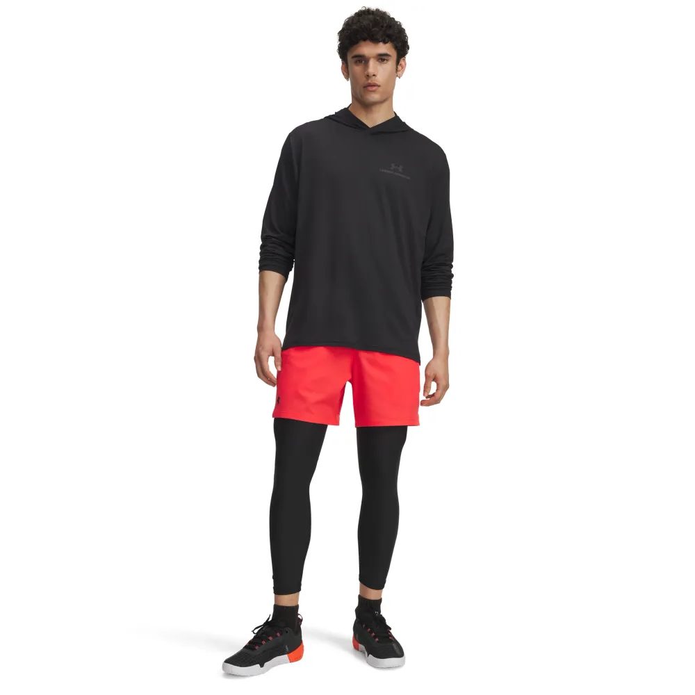 UA Vanish Woven 6in Shorts-RED