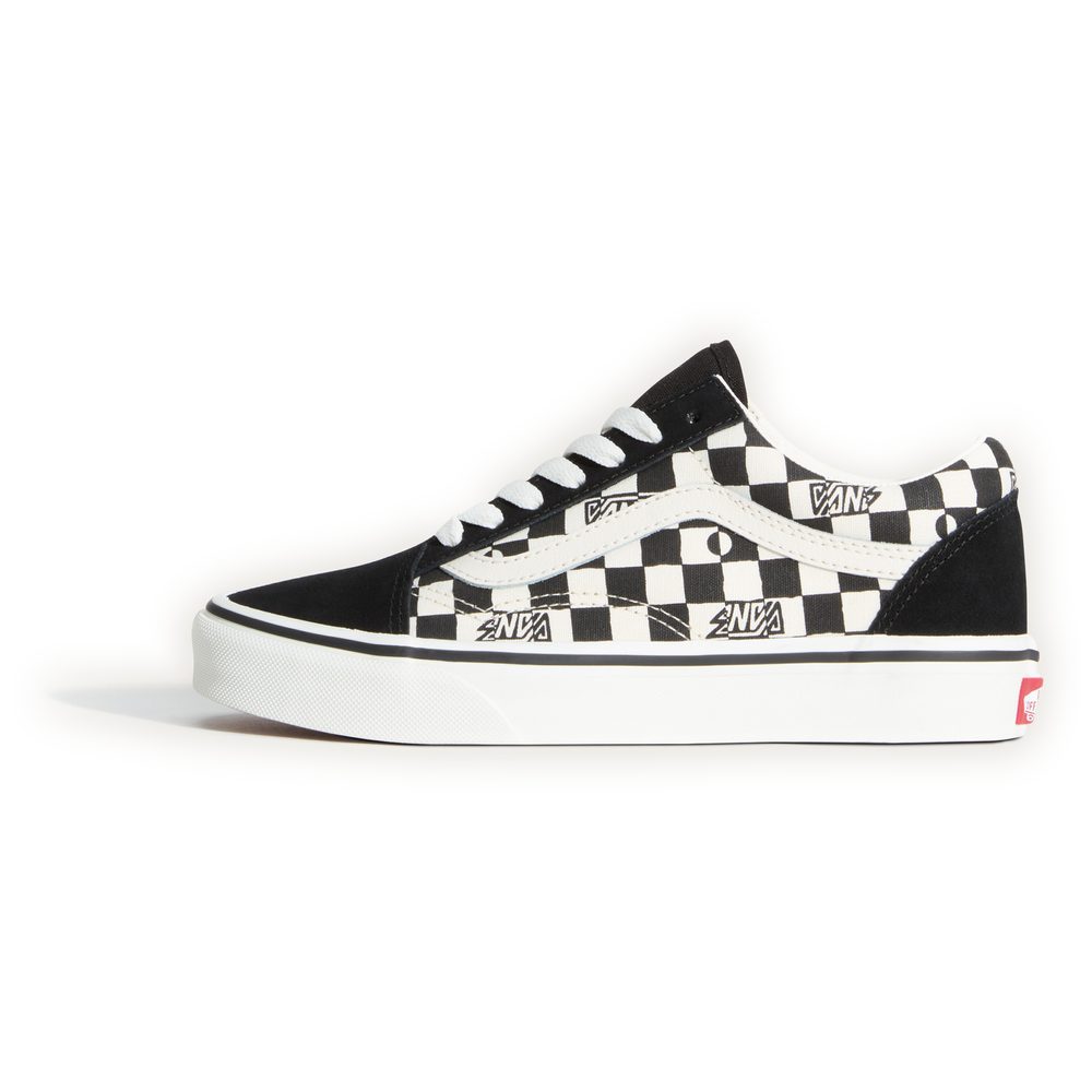 Old Skool GEO CHECK Black