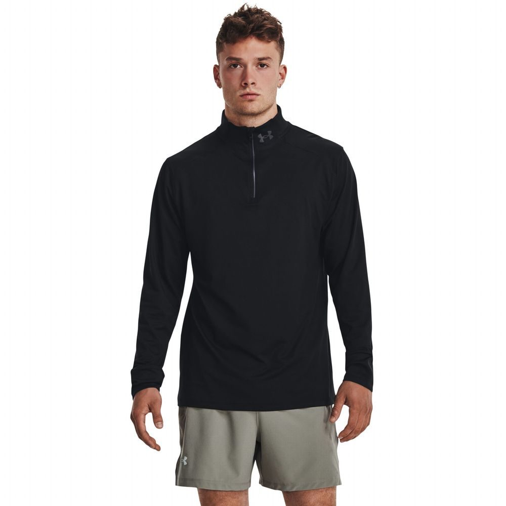 QUALIFIER RUN 1/4 ZIP-BLK