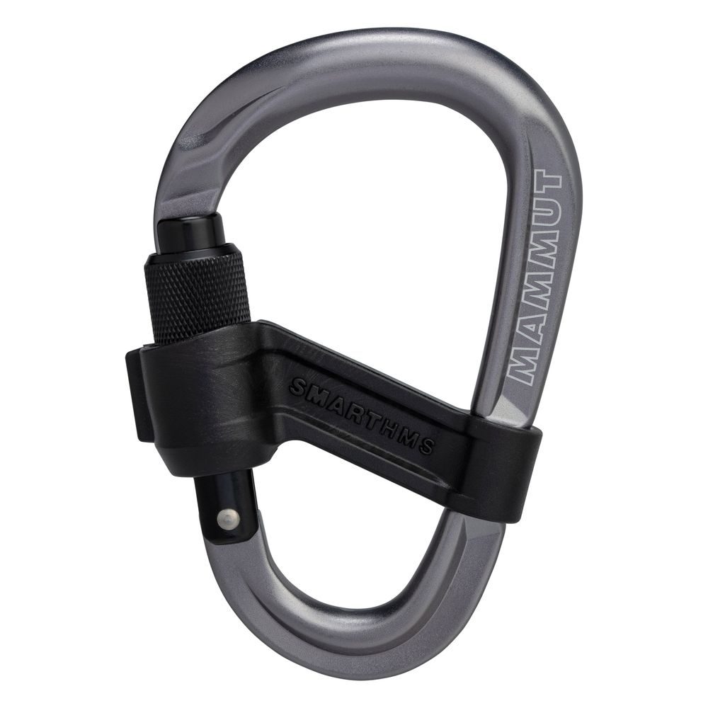 Smart HMS 2.0 Screwgate Carabiner, grey