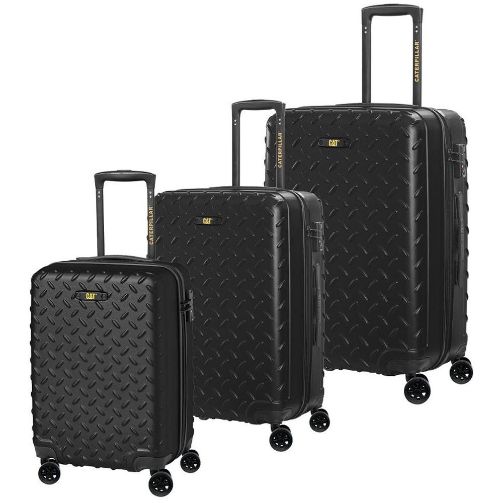 Industrial Plate, 3 dílný set černý