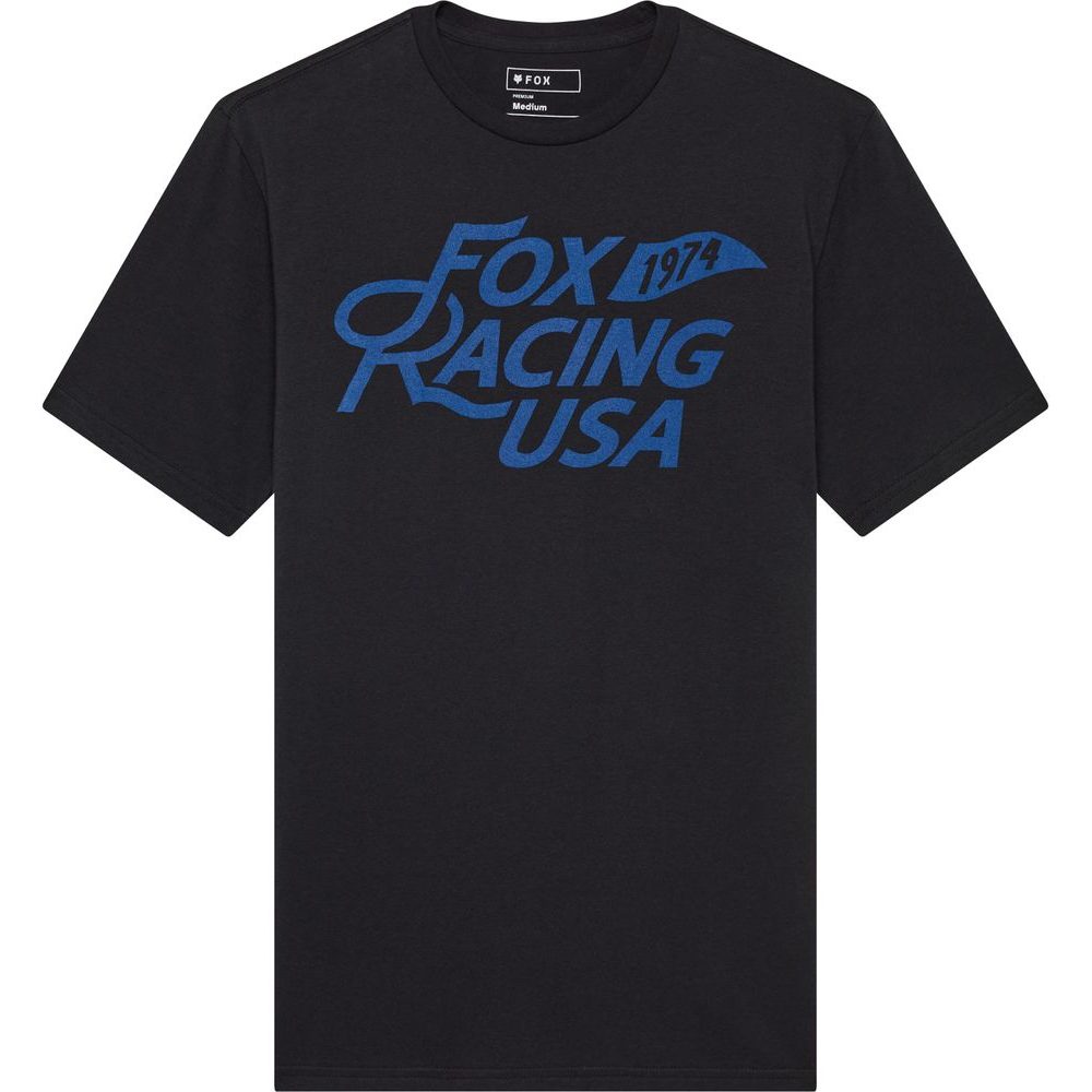 Fox Flag Ss Prem Tee Black