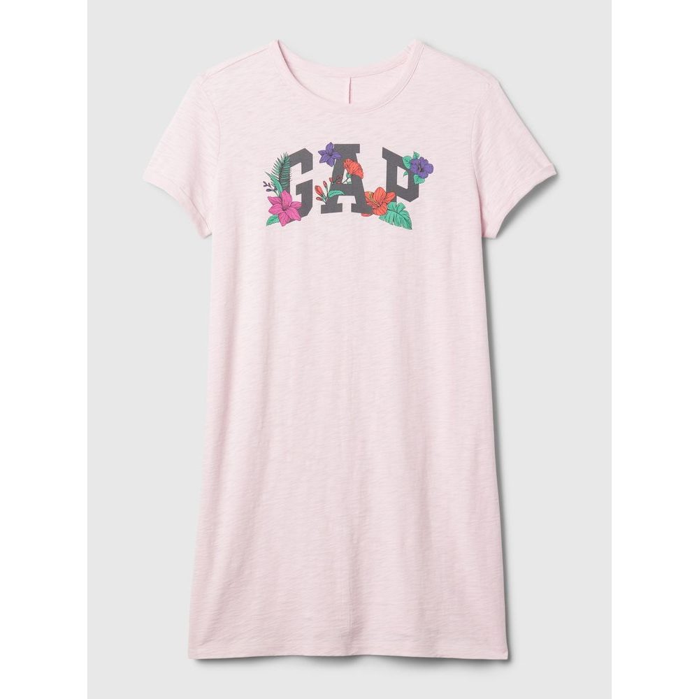 Šaty s logem Růžová