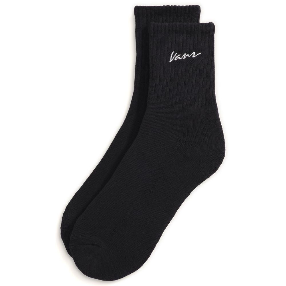 Classic Script Half Crew Black