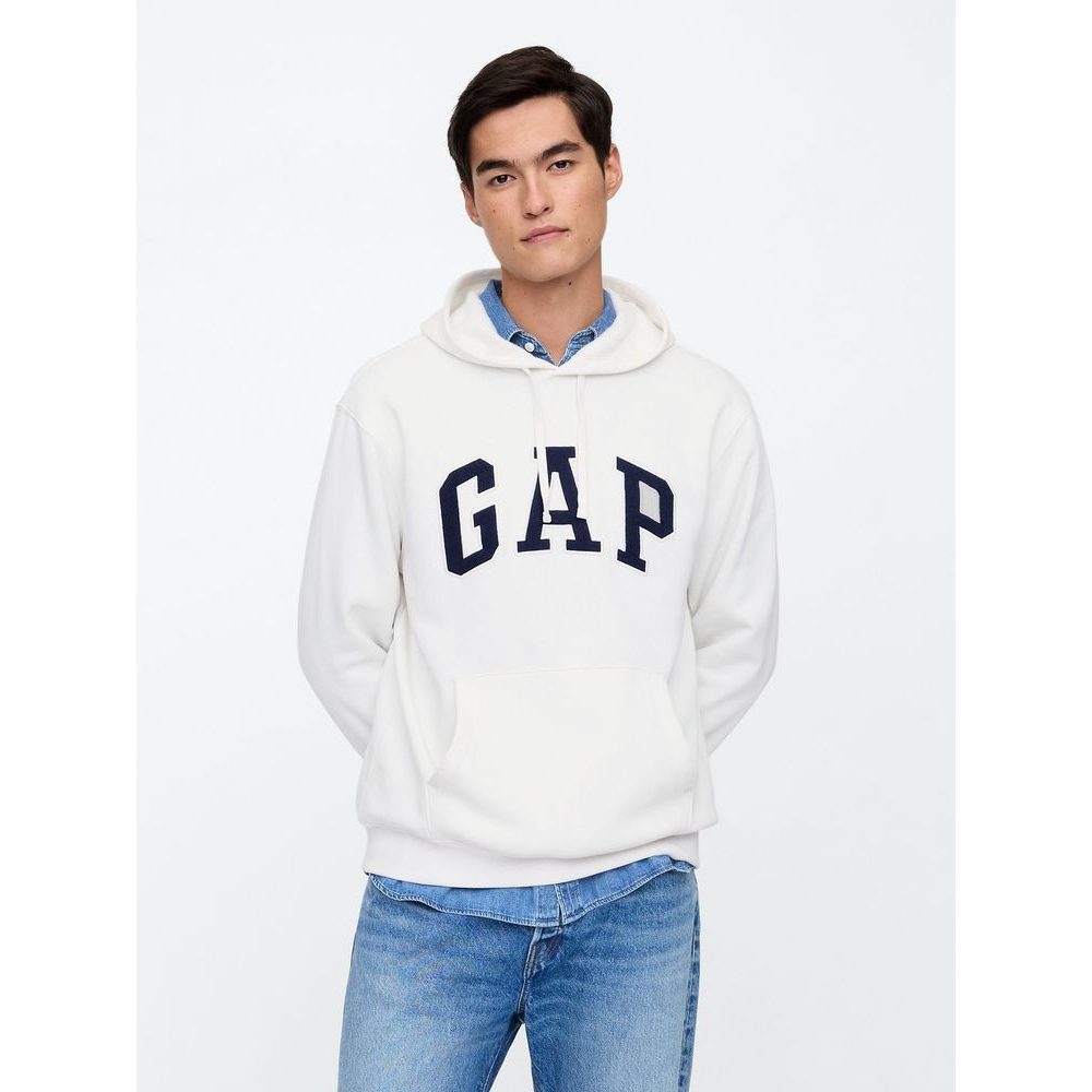 674148-02 Mikina s logem Béžová