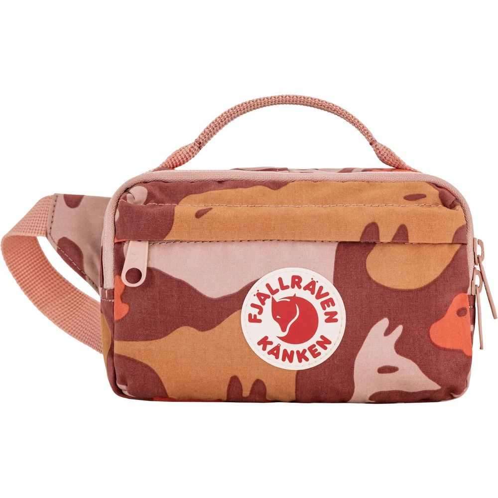 Kånken Graphics Hip Pack ChalkRose-Hidden Animals