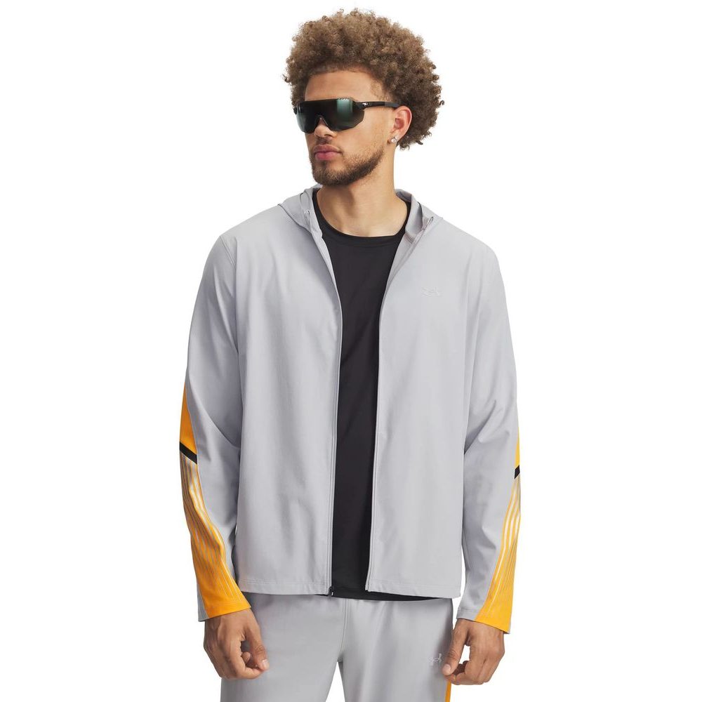 UA Velociti Storm Hooded Jkt-GRY