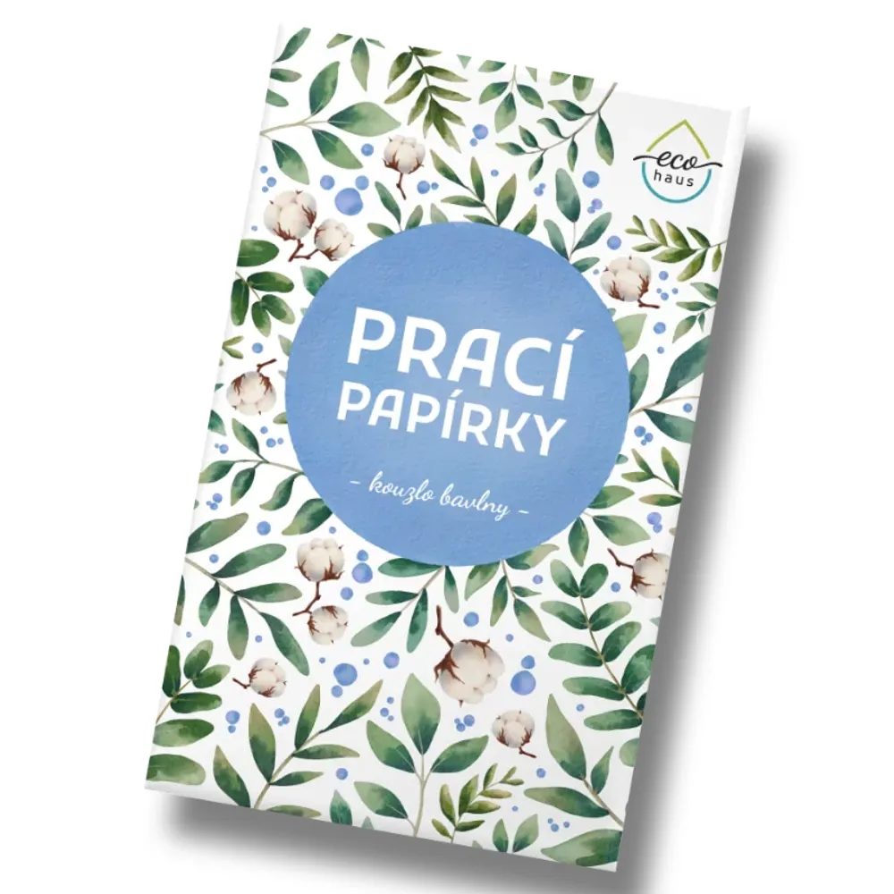 Prací papírky EcoHaus 5 praní kouzlo bavlny