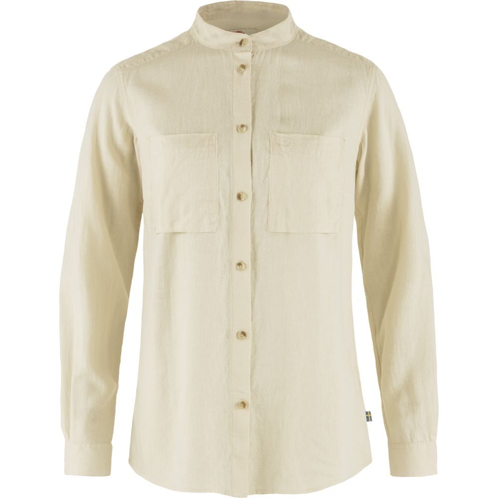 Övik Hemp Shirt LS W Chalk White