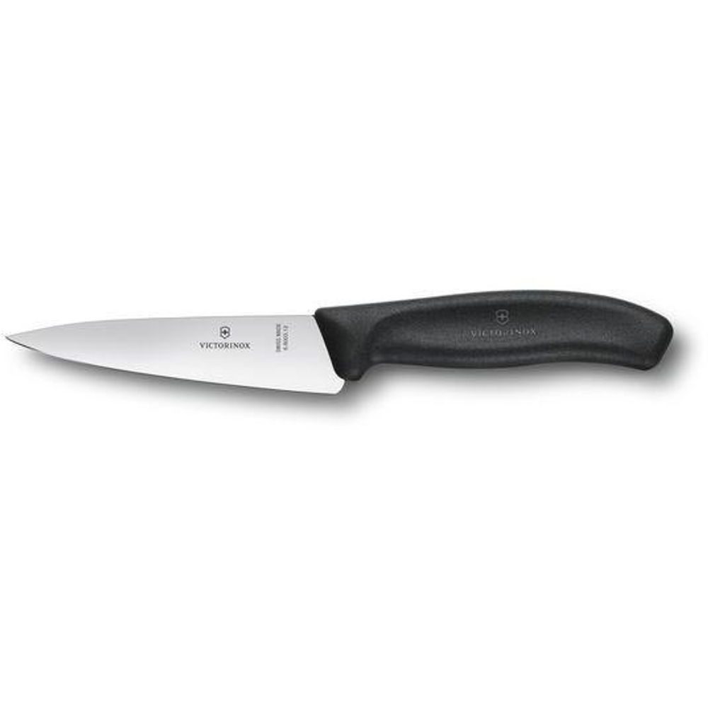 Swiss Classic, carving knife, 22cm, straight, black, blister