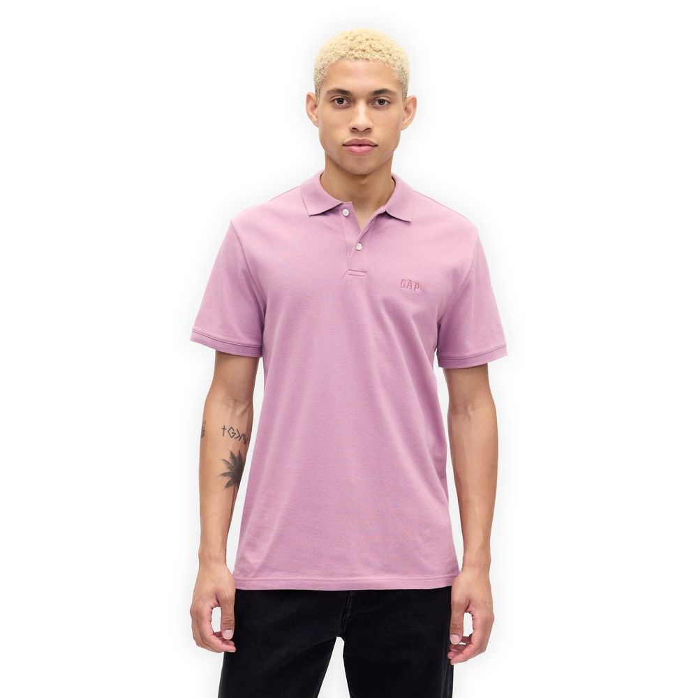 586306-37 Piqué polo tričko Růžová