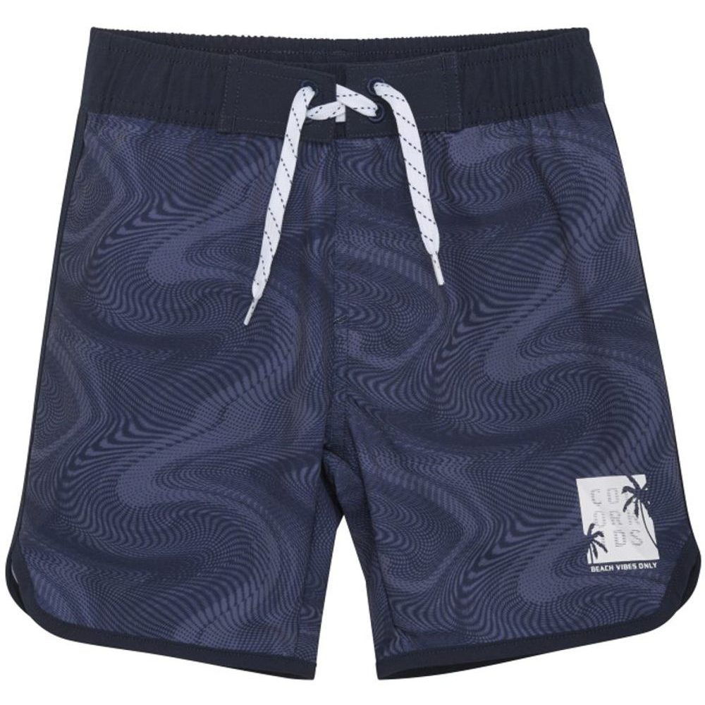 Swim Long Shorts, AOP, vintage indigo