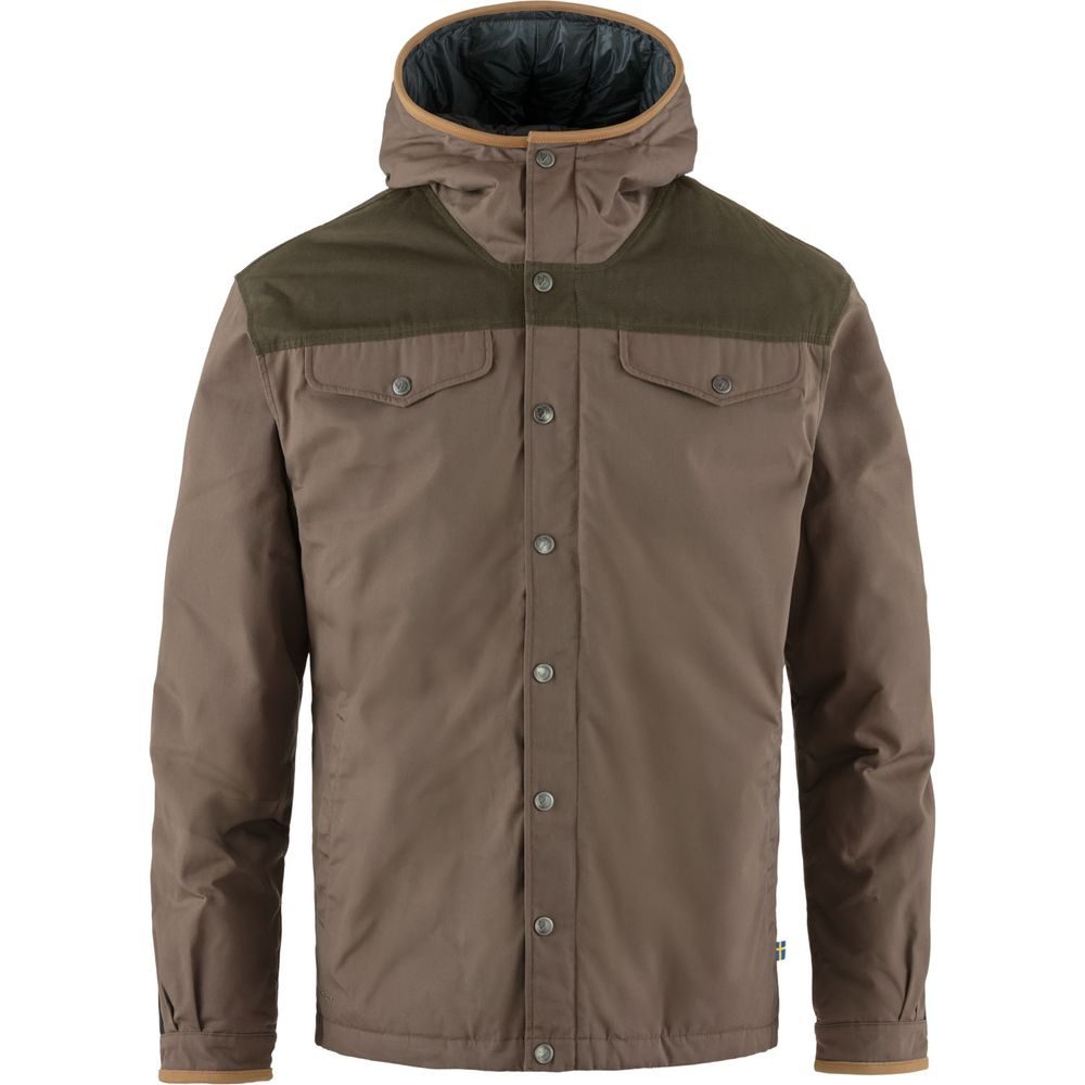 Greenland No. 1 Down Jacket M Suede Brown-Dark Olive