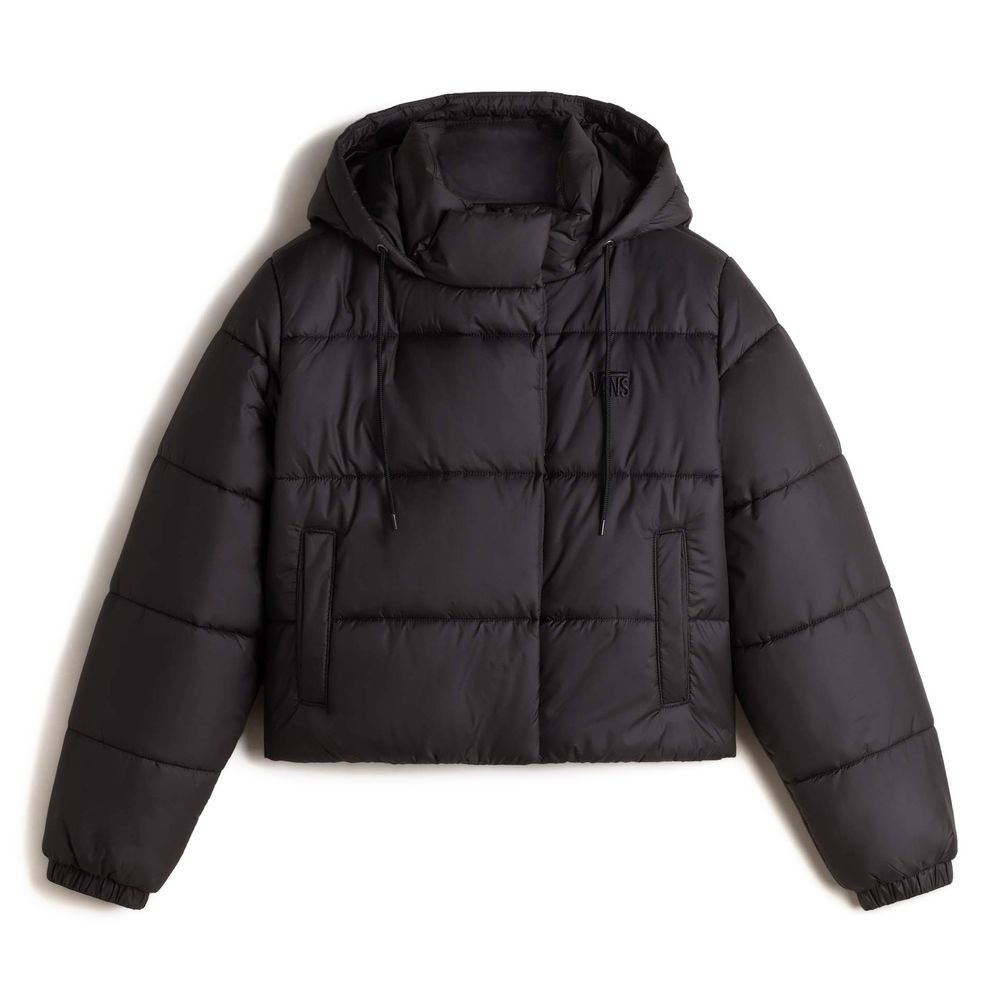 Hillgate Cropped Puffer Black
