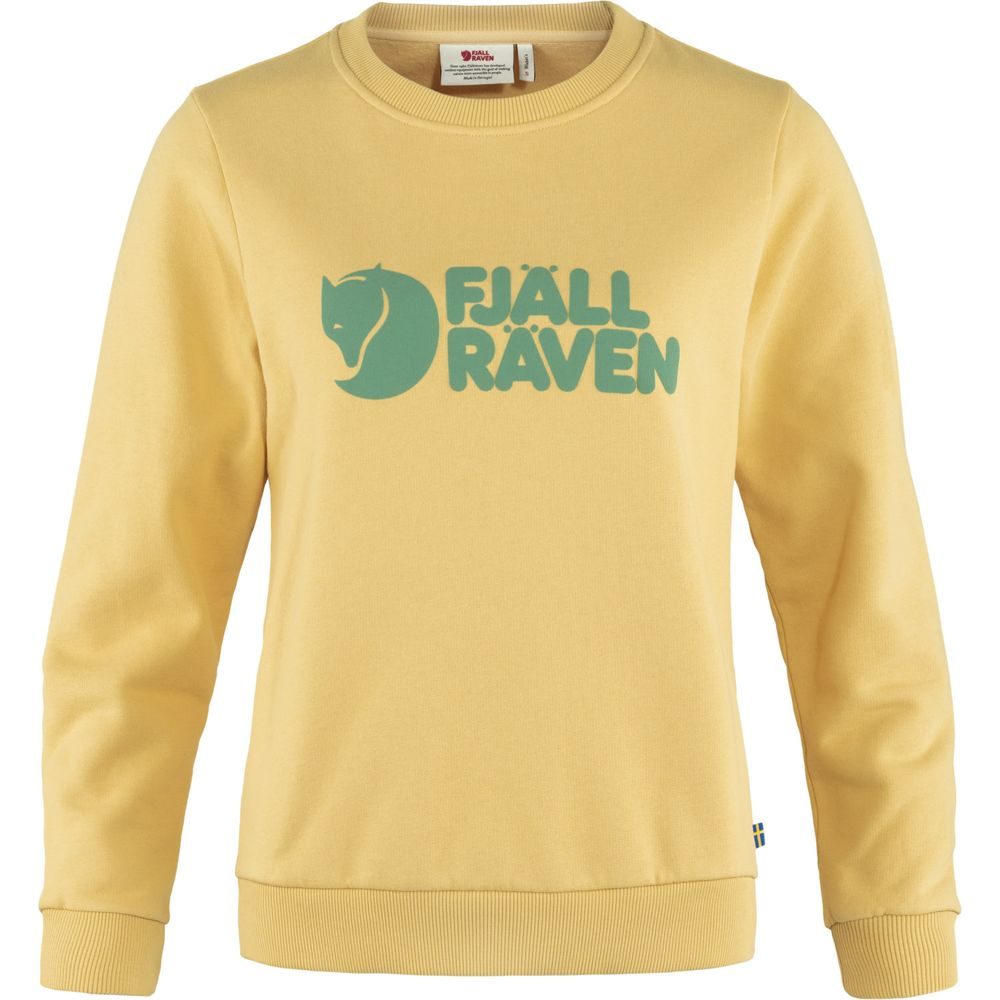 Fjällräven Logo Sweater W Mais Yellow
