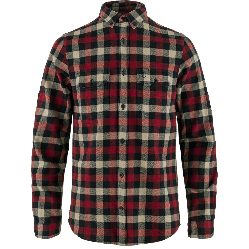 Skog Shirt M Dark Navy-Red