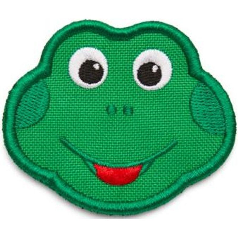 Velcro badge Frog - green