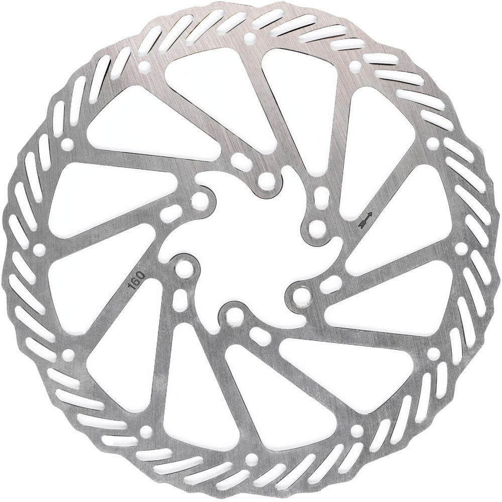 F-7 160 mm, 6 děr, stříbrný