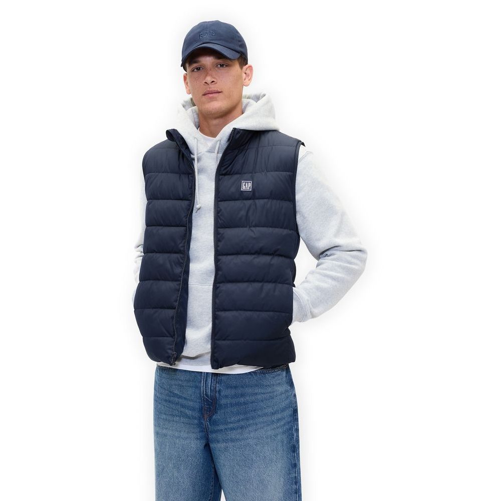 790584-01 Prošívaná nepromokavá vesta ColdControl Tmavě modrá