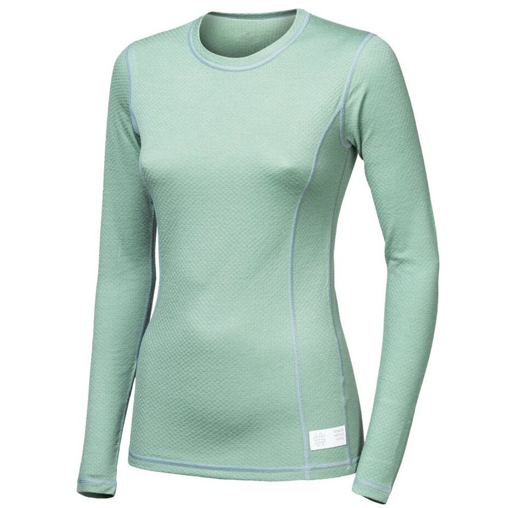 MERINO DF dámské triko dl.rukáv basil green