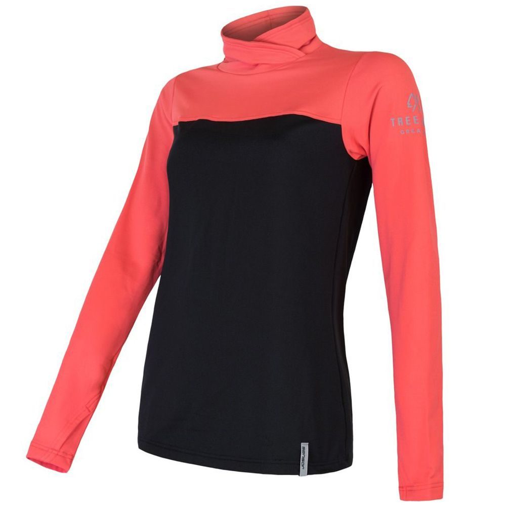 COOLMAX THERMO dámská mikina, černá/korál