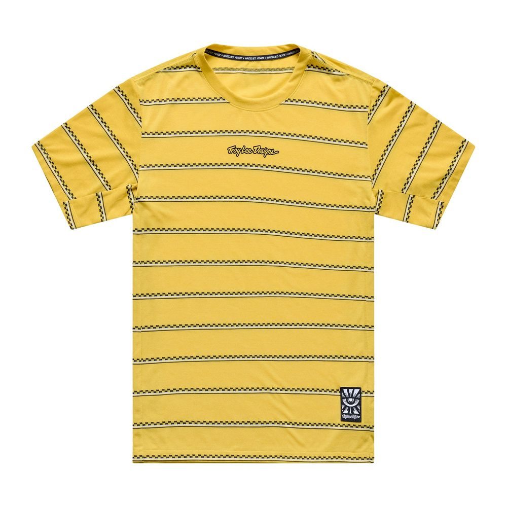 SKYLINE RIDE TEE CHECKED OUT BUTTER