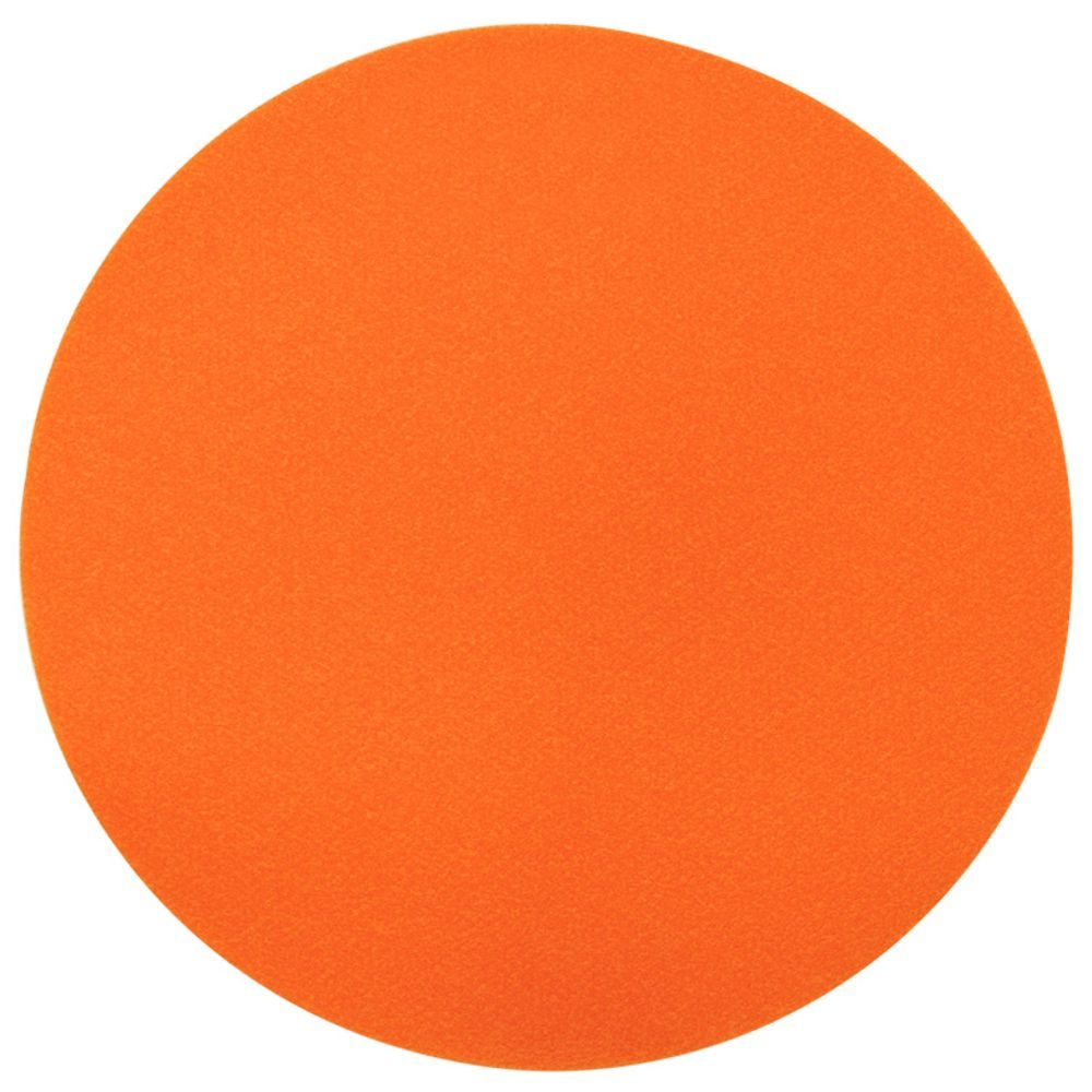 Sedátko kulaté bez ucha 1-vrstvé, pr. 35 cm oranžové