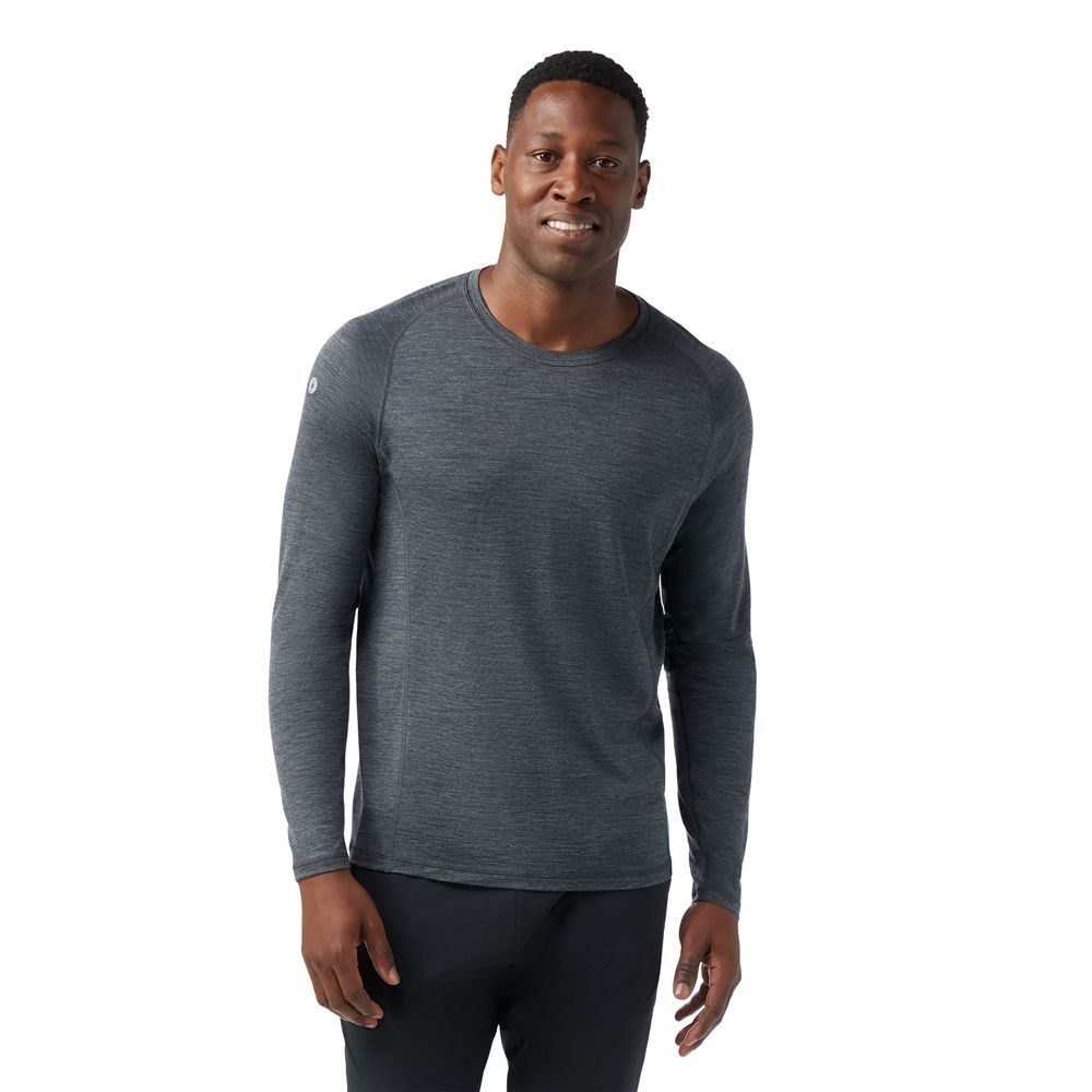 Men's Active Ultralite Long Sleeve Active, CHARCOAL HEATHER