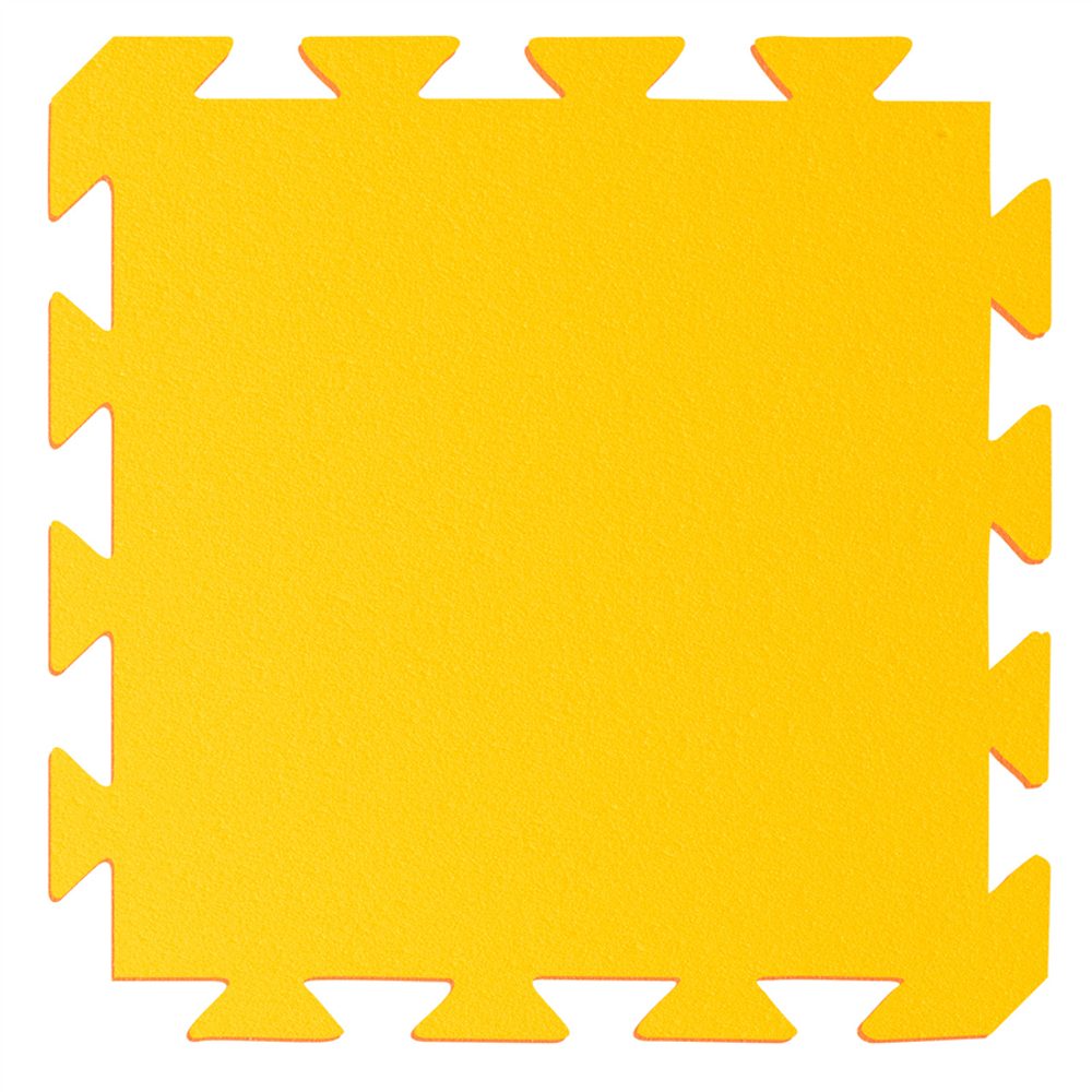 PĚNOVÝ KOBEREC žlutá/oranžová 29x29x1,2 cm