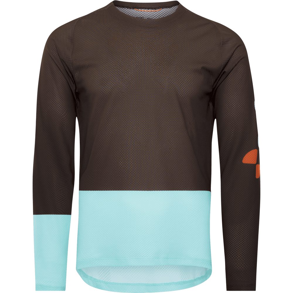 M's Motion Air L/S Jersey Bronzite Brown/Lazurite Blue