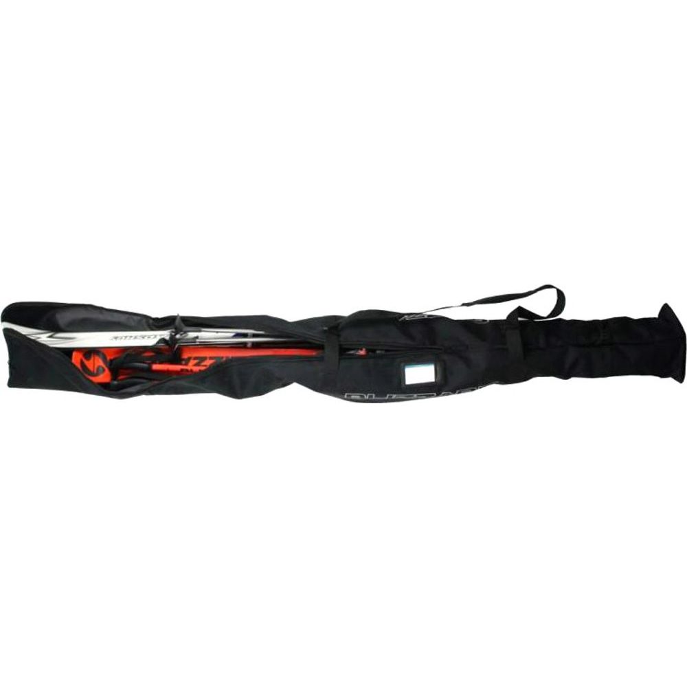 Ski + XC bag for 2 pairs, black