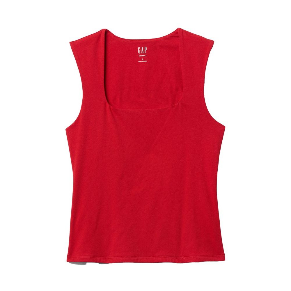 Strečový top Červená