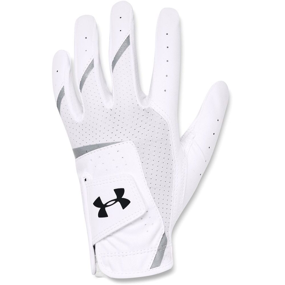 UA Youth IsoChill Golf Glove-WHT