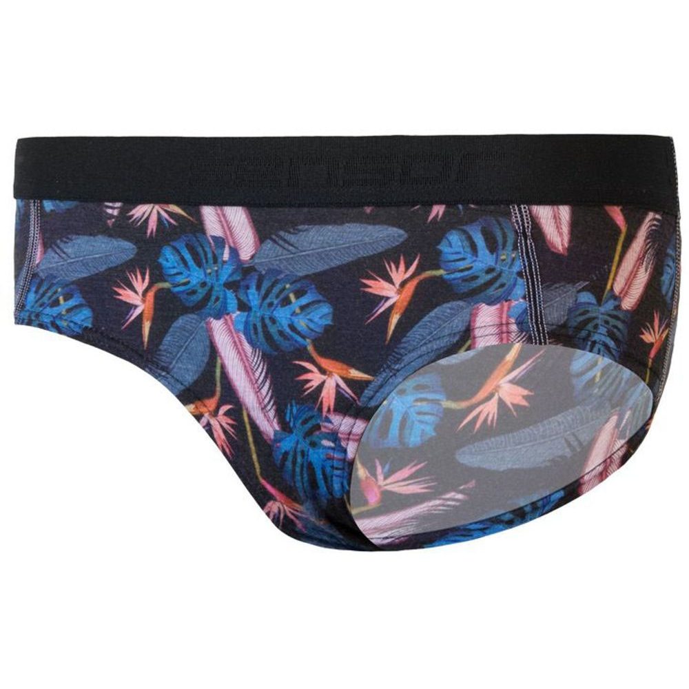 MERINO IMPRESS dámské kalhotky černá/floral