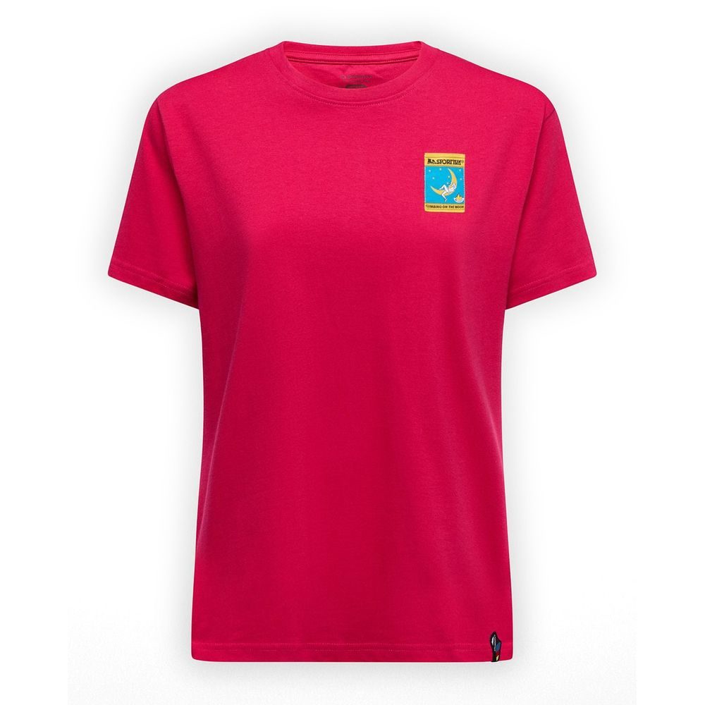 Moon Climb T-Shirt W Azalea/Redwood