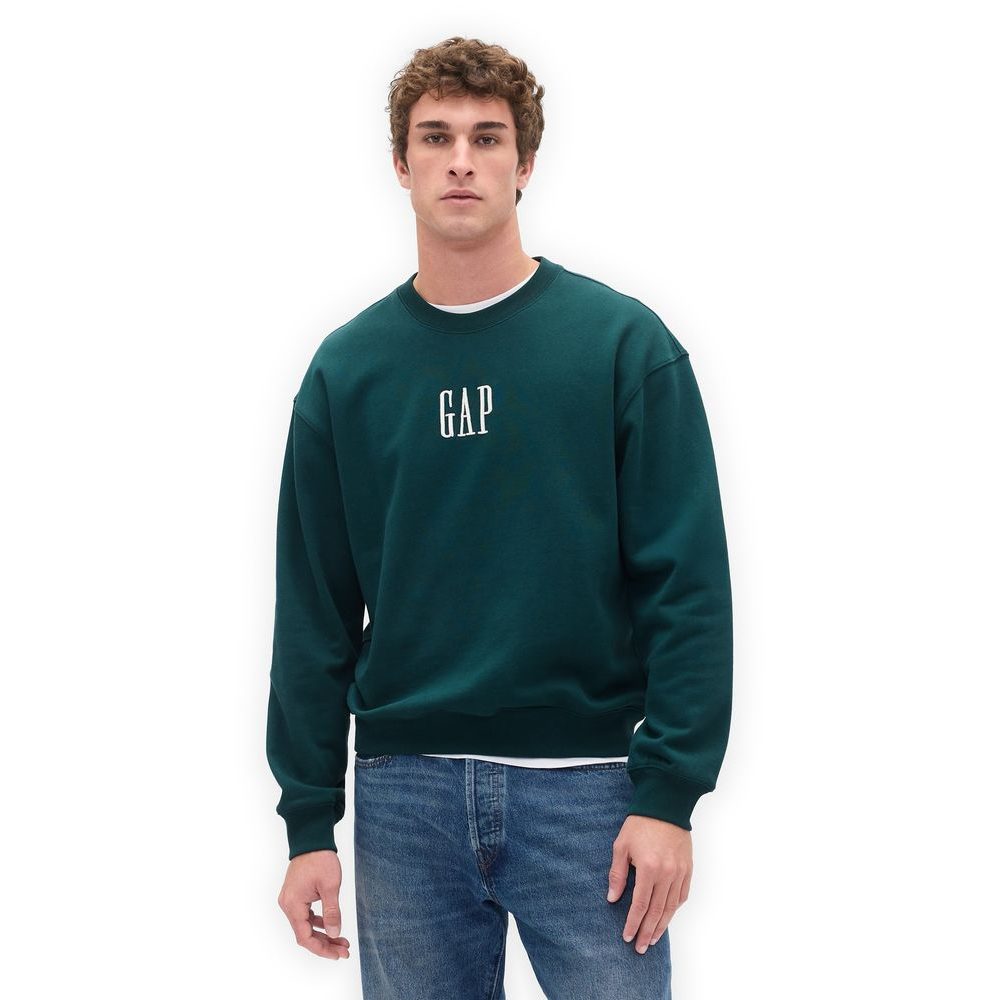 821273-05 Oversize mikina Heavyweight Zelená