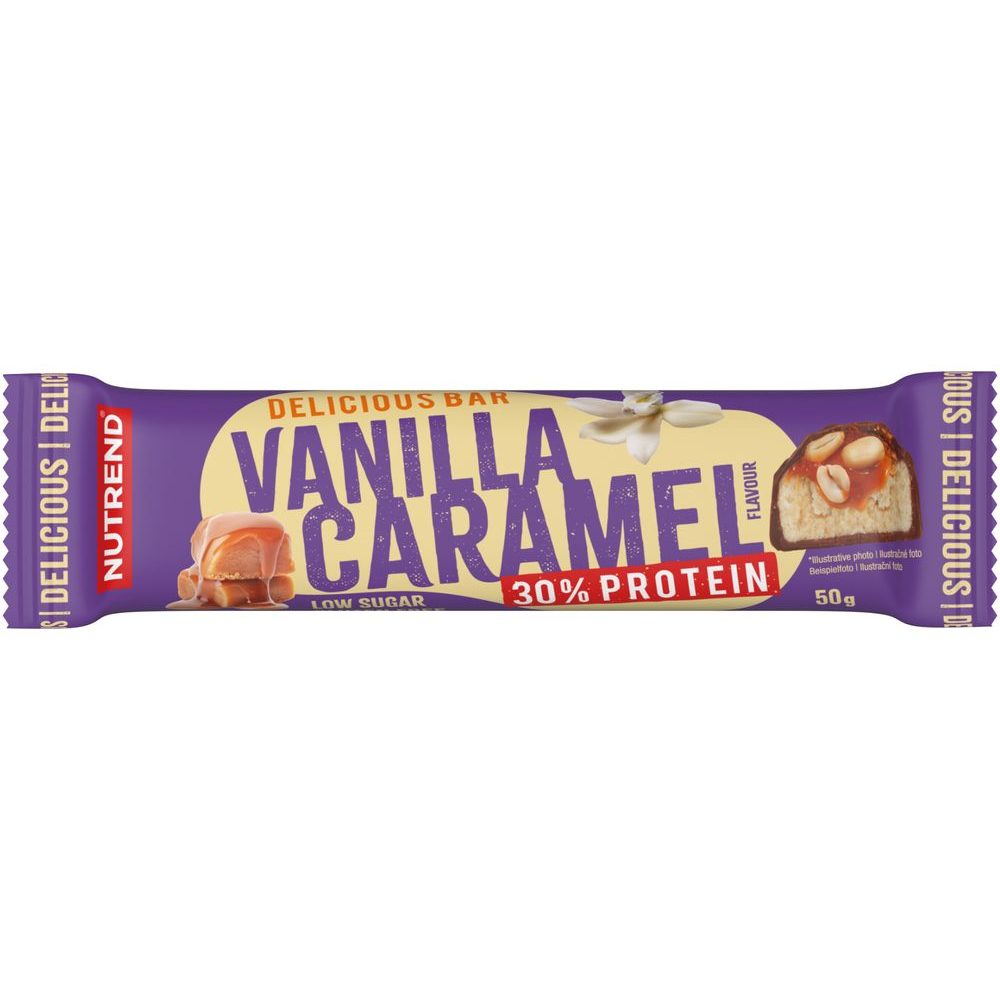 Delicious Bar, tyčinka, 50 g vanilka a karamel