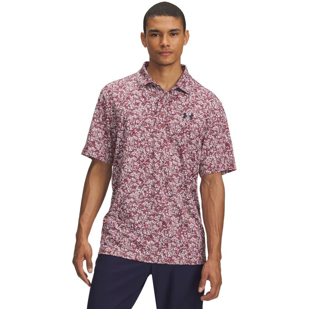 UA Playoff 3.0 Printed Polo-PNK