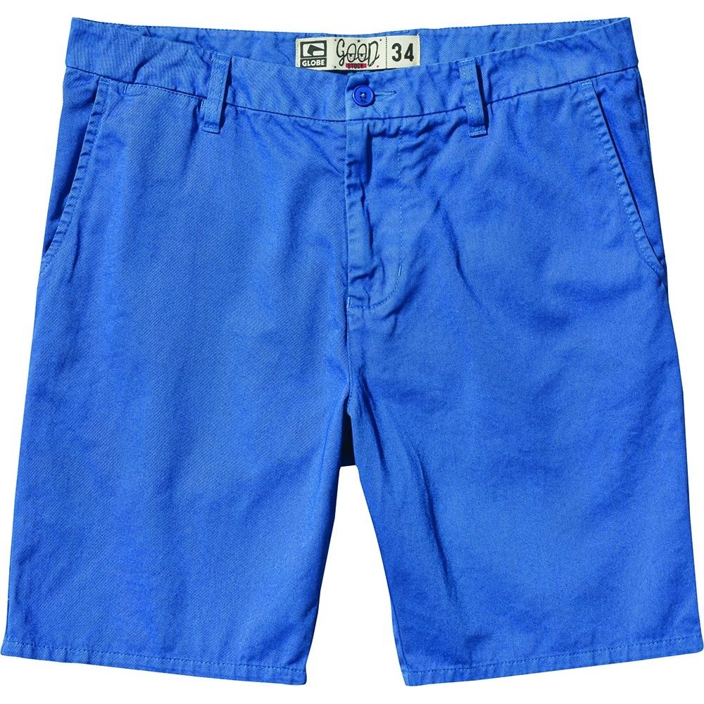 01216001 GOODSTOCK CHINO WALKSHORT WASHED BLUE - pánské plátěné šortky