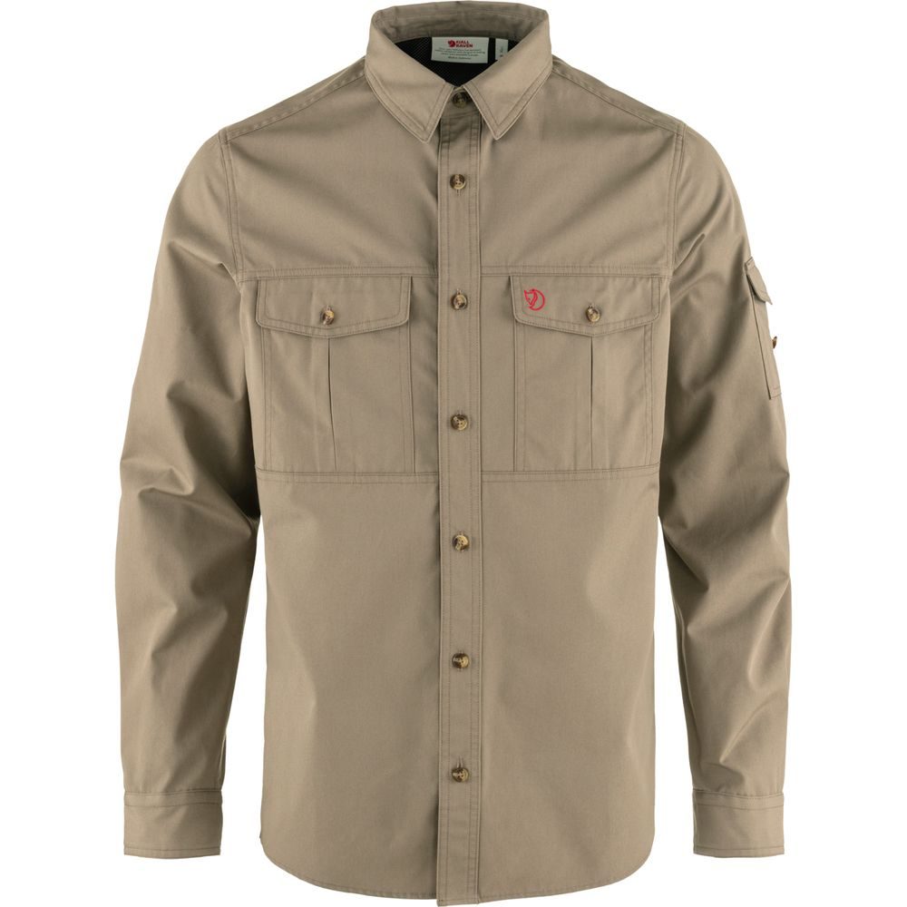 Singi Trekking Shirt LS M Suede Brown