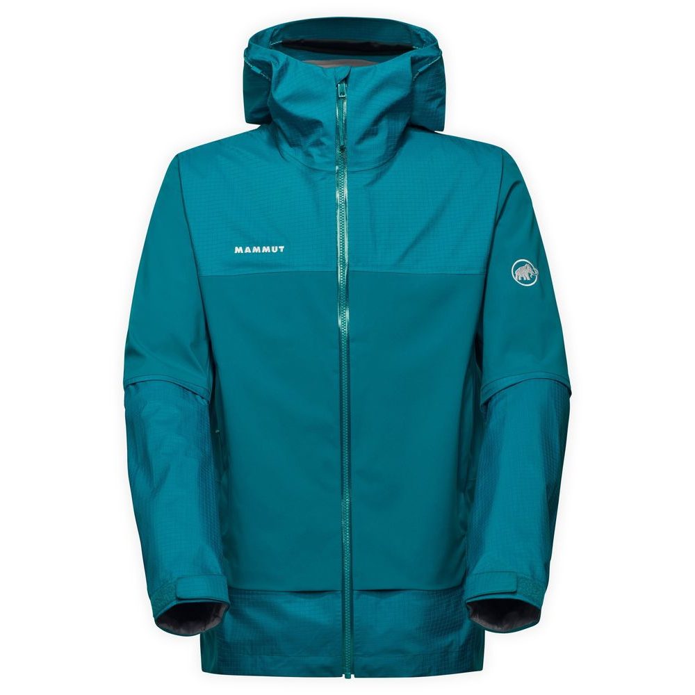 Ducan Guide HS Hooded Jacket Men deep teal