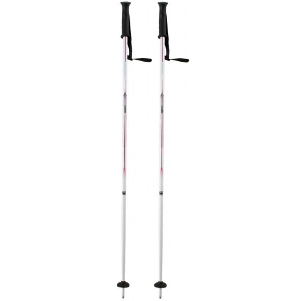 Viva Elevate ski poles, white/pink