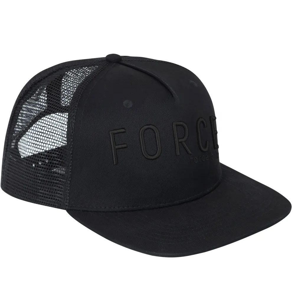 F TRUCKER LOGO 3D, černá