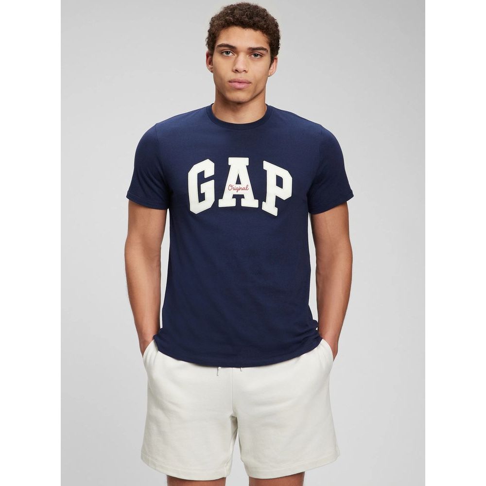 471777-09 Tričko GAP logo Tmavě modrá
