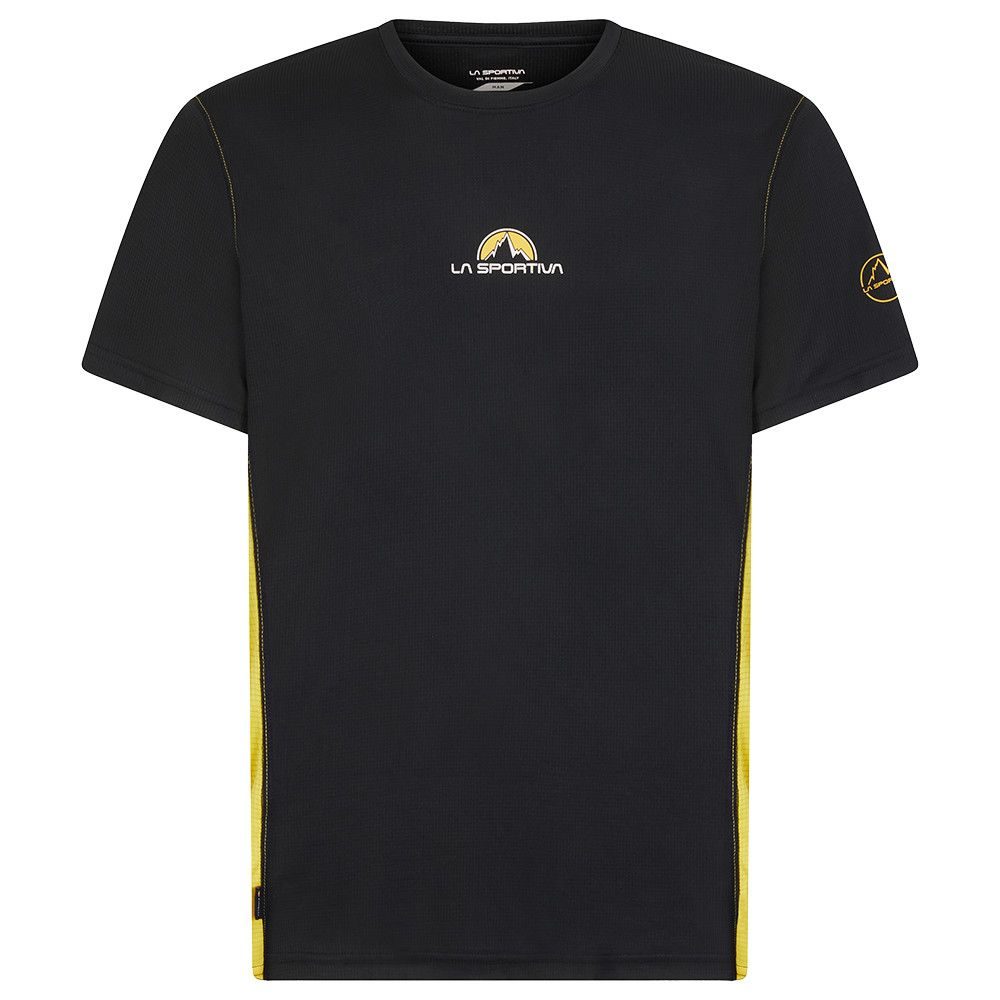 Promo Tee M, Black/Yellow_999100