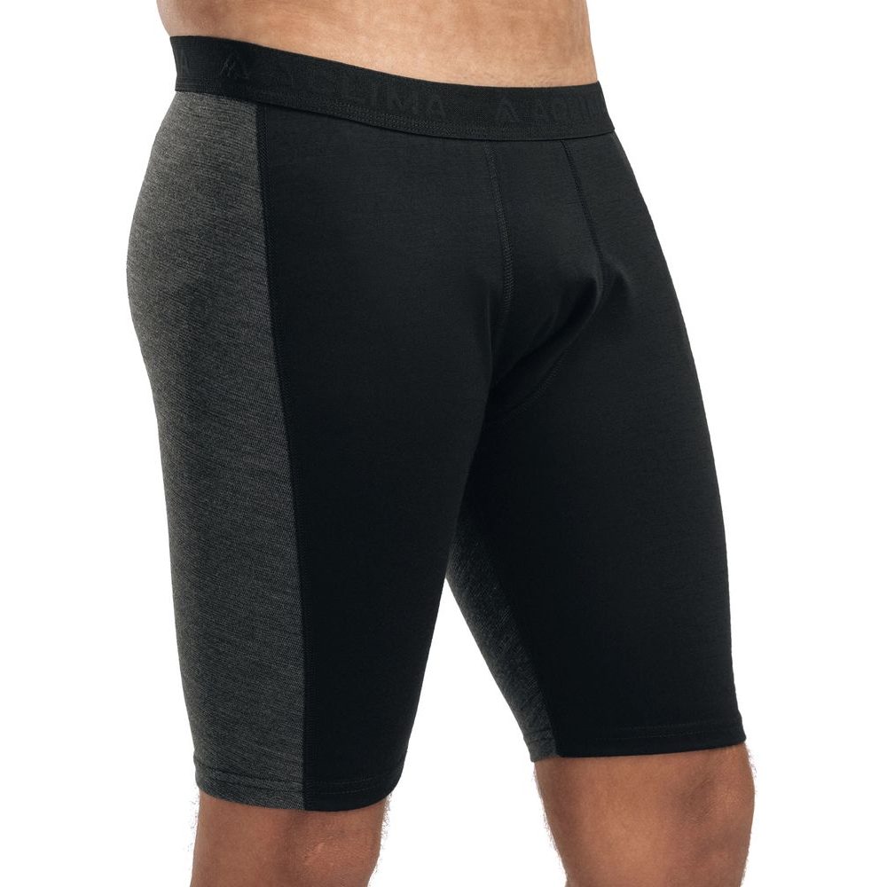 WarmWool Shorts windst Man Jet Black / Marengo