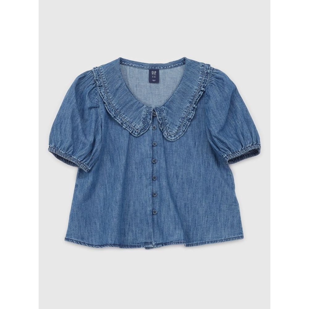 Dětská džínová halenka Modrá