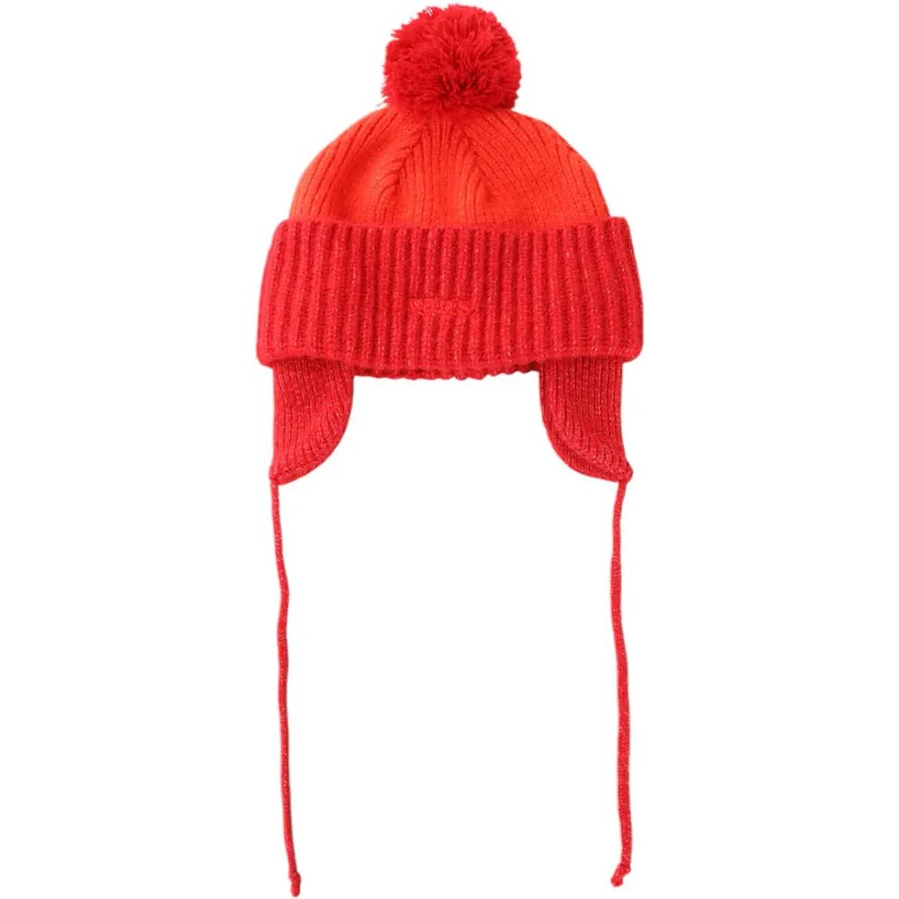 Vans 66 Earflap Pom Beanie FIESTA