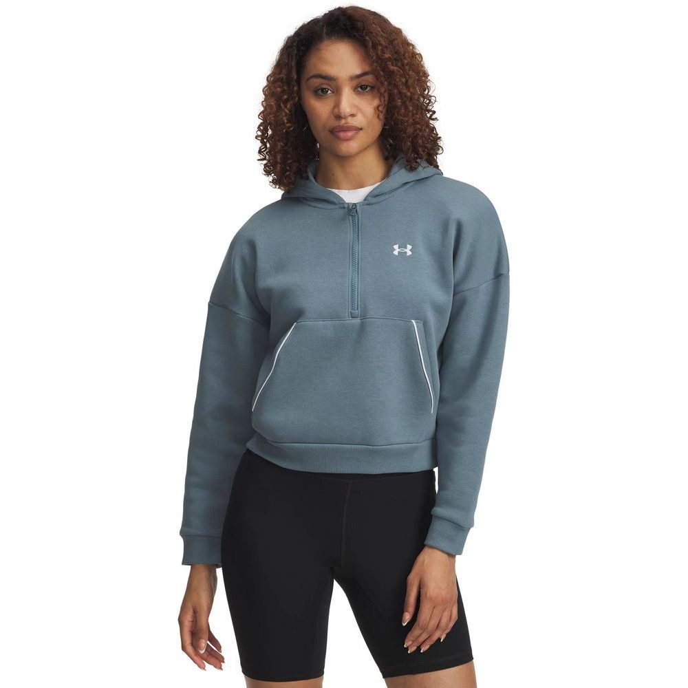 Rival Flc Piped HZ Hoodie-BLU